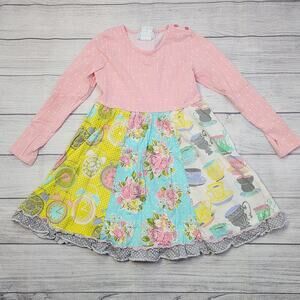 7/8 Serendipity Paneled Skirt Dress